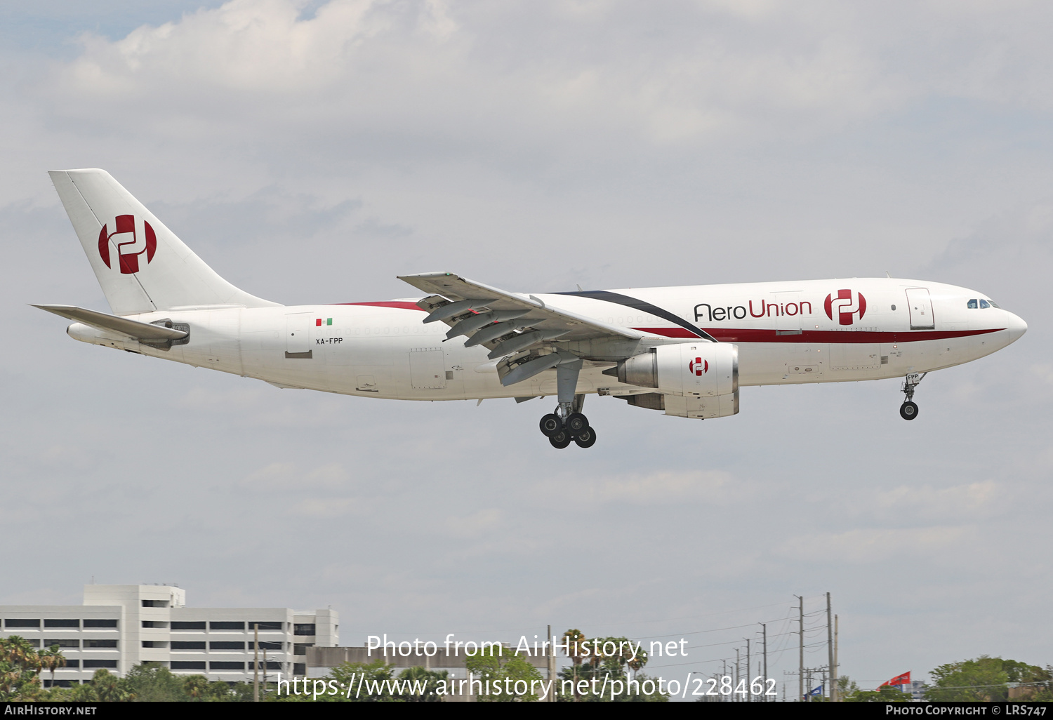 Aircraft Photo of XA-FPP | Airbus A300B4-203(F) | AeroUnion | AirHistory.net #228462