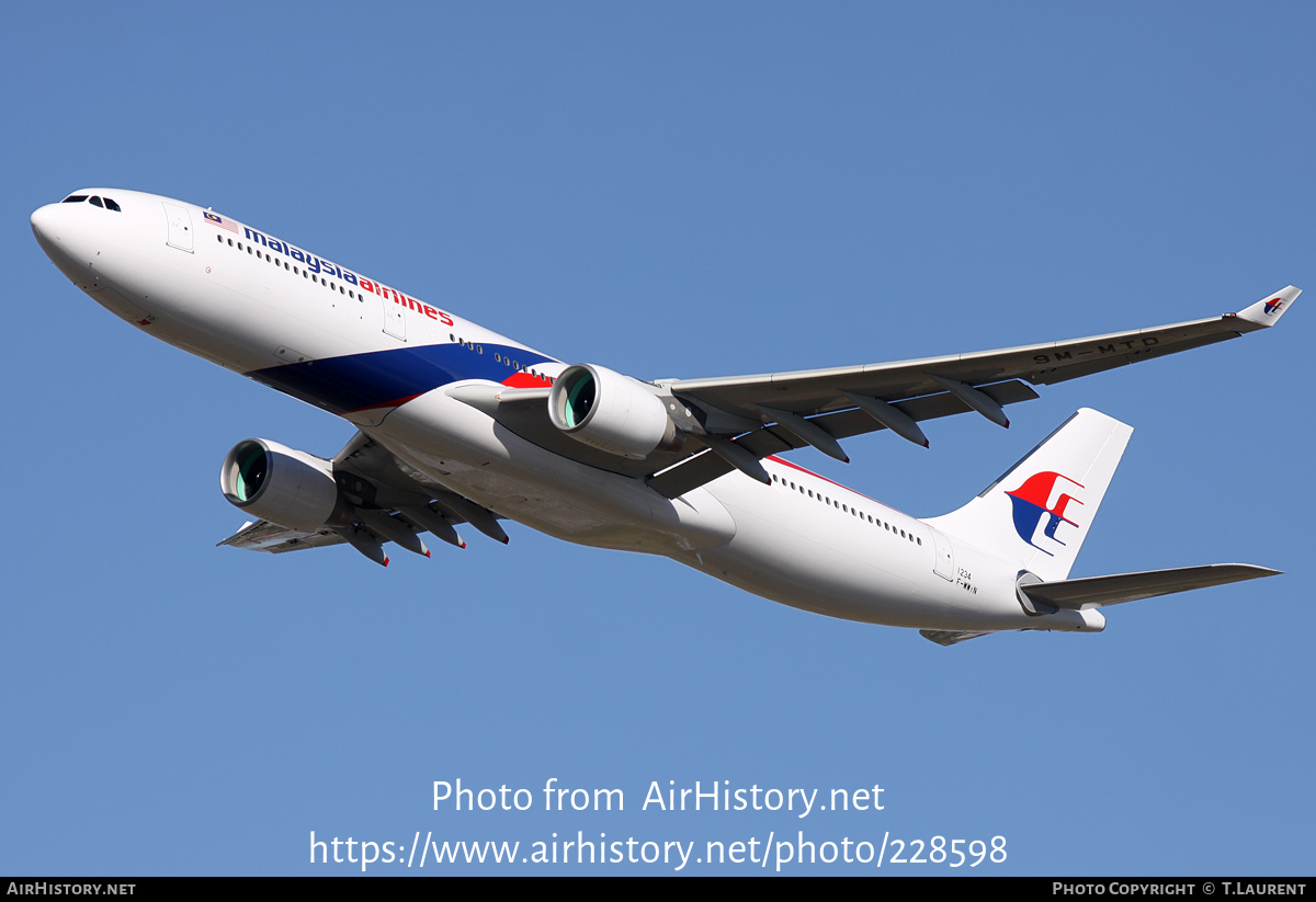 Aircraft Photo of F-WWYN | Airbus A330-323 | Malaysia Airlines | AirHistory.net #228598