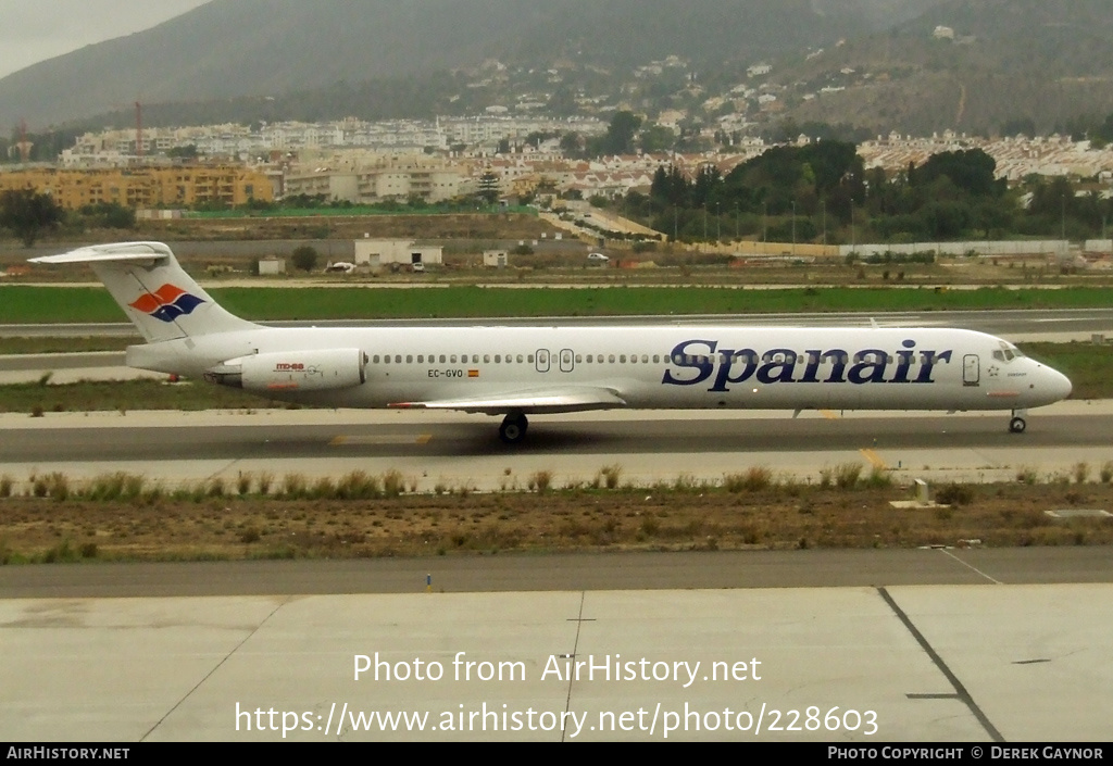 Aircraft Photo of EC-GVO | McDonnell Douglas MD-83 (DC-9-83) | Spanair | AirHistory.net #228603