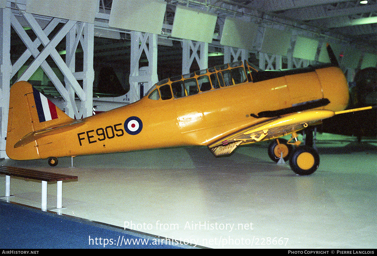 Aircraft Photo of FE905 | North American AT-16 Harvard IIB | UK - Air Force | AirHistory.net #228667