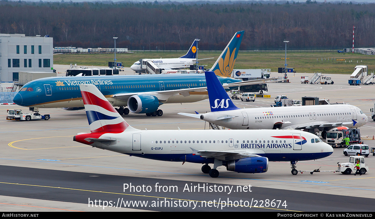 Aircraft Photo of G-EUPJ | Airbus A319-131 | British Airways | AirHistory.net #228674