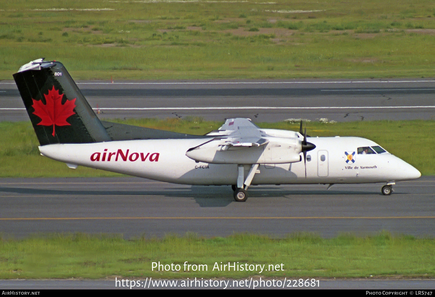 Aircraft Photo of C-FCTA | De Havilland Canada DHC-8-102 Dash 8 | Air Nova | AirHistory.net #228681