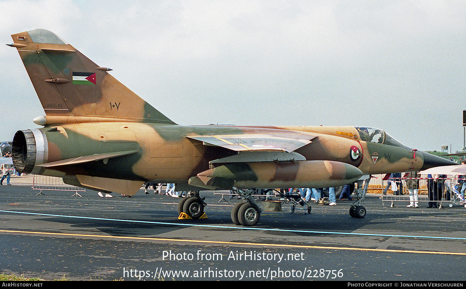 Aircraft Photo of 107 | Dassault Mirage F1EJ | Jordan - Air Force | AirHistory.net #228756