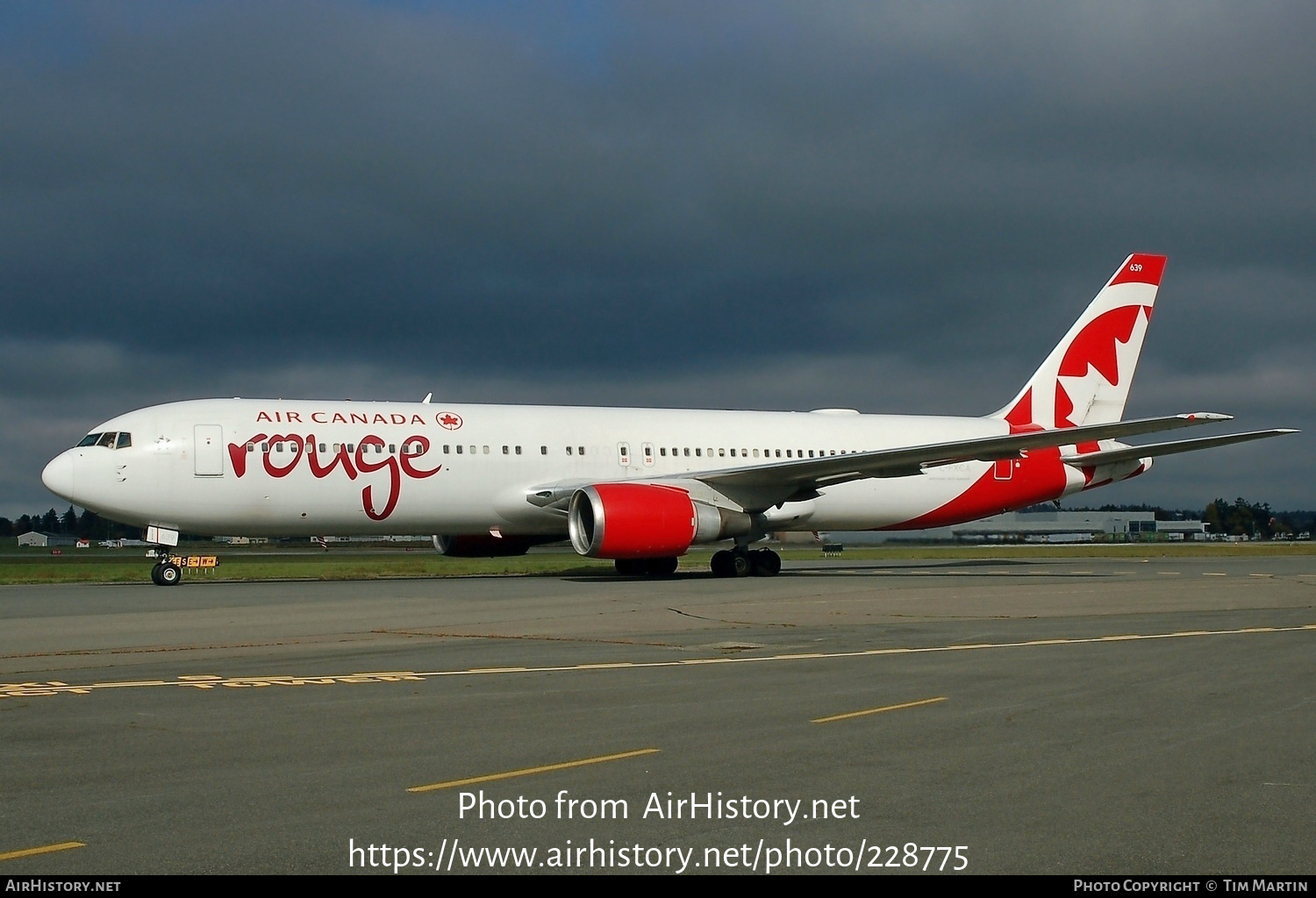 Aircraft Photo of C-FXCA | Boeing 767-375/ER | Air Canada Rouge | AirHistory.net #228775