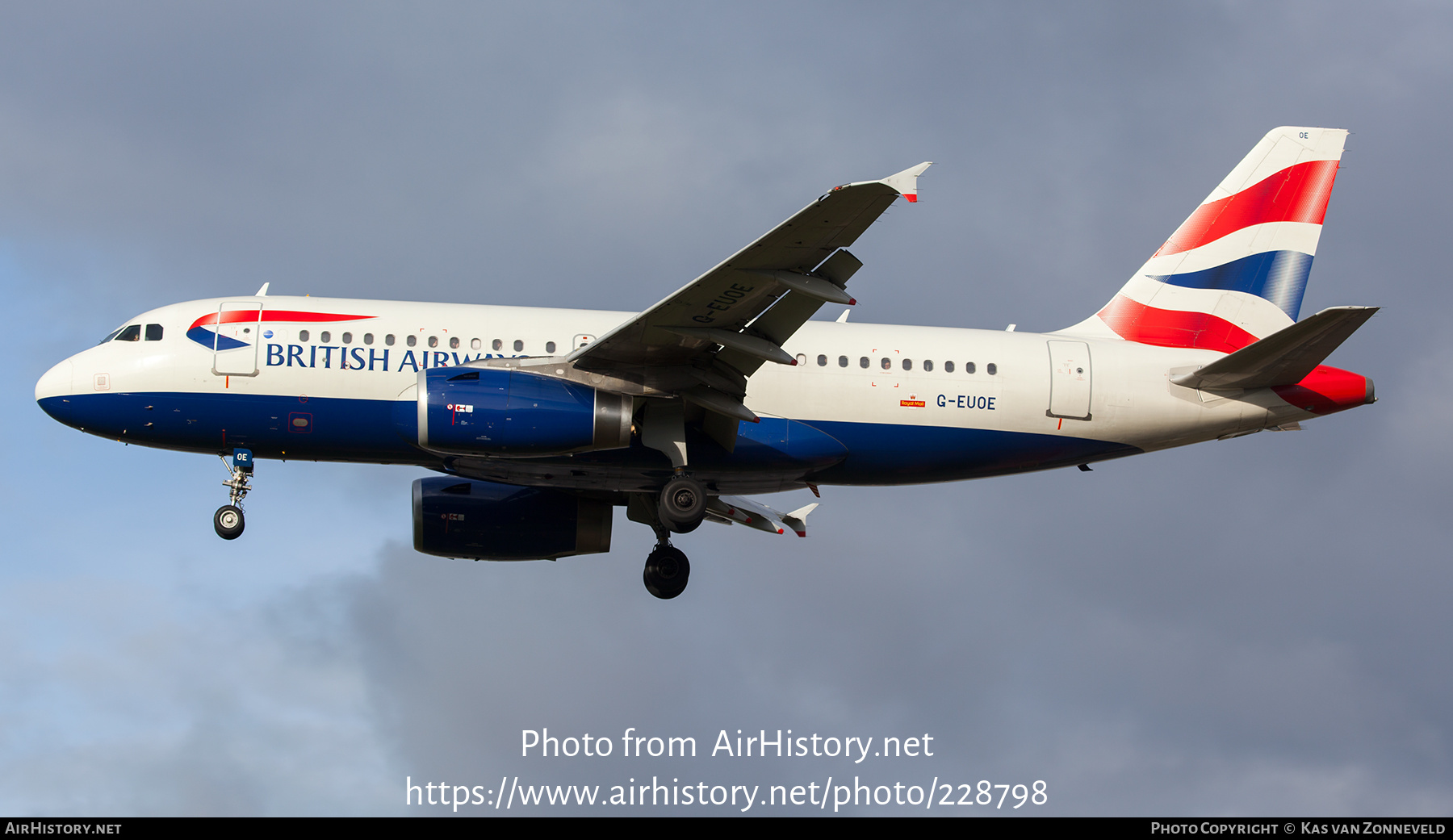 Aircraft Photo of G-EUOE | Airbus A319-131 | British Airways | AirHistory.net #228798