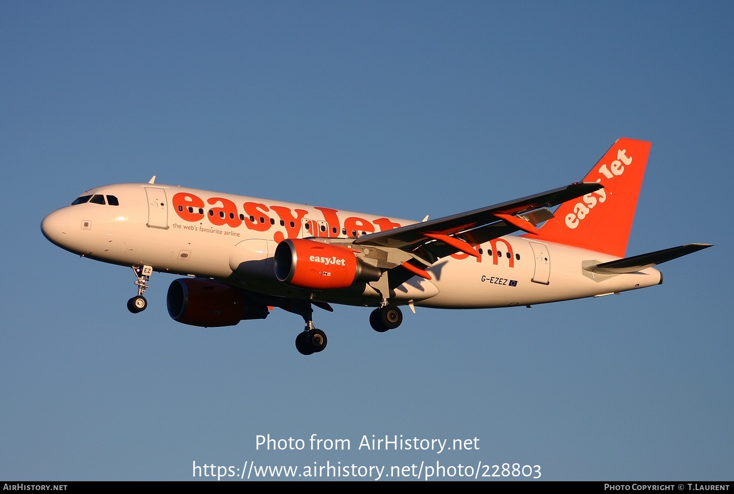 Aircraft Photo of G-EZEZ | Airbus A319-111 | EasyJet | AirHistory.net #228803