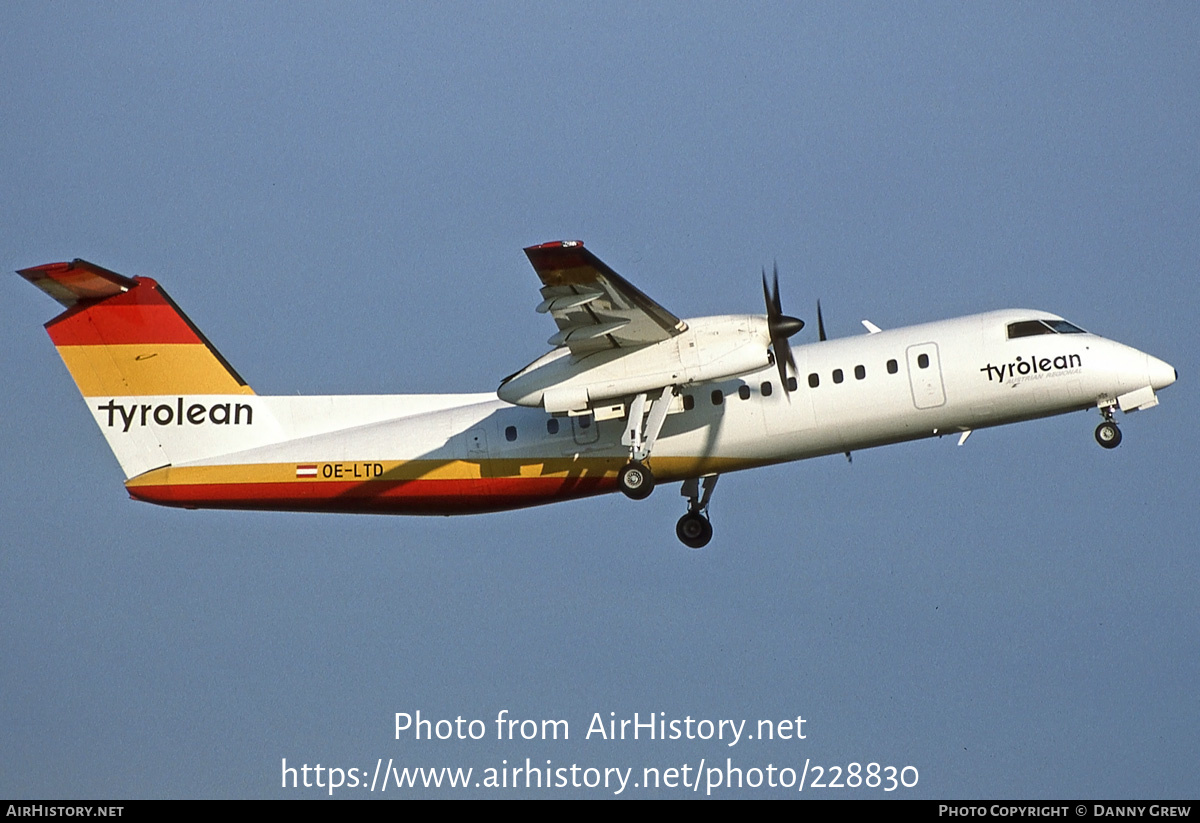 Aircraft Photo of OE-LTD | De Havilland Canada DHC-8-314Q Dash 8 | Tyrolean Airways | AirHistory.net #228830