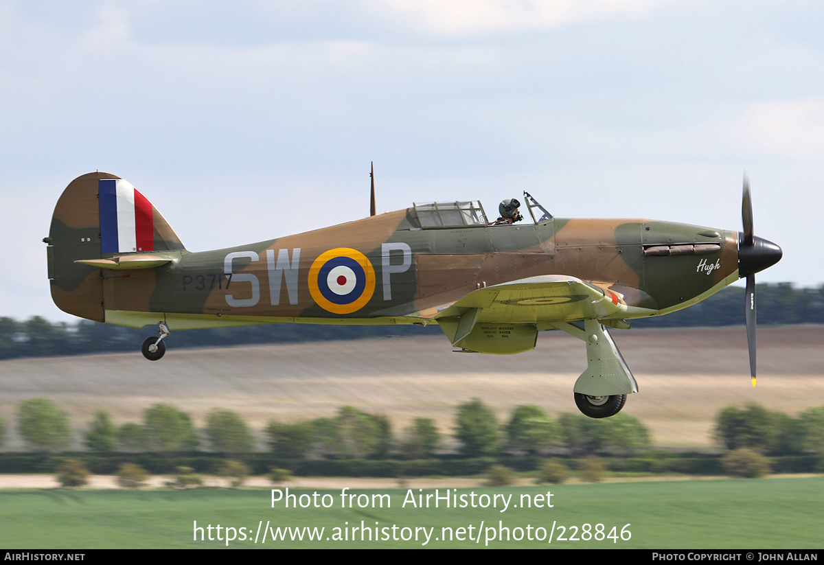 Aircraft Photo of G-HITT / P3717 | Hawker Hurricane Mk1 | UK - Air Force | AirHistory.net #228846