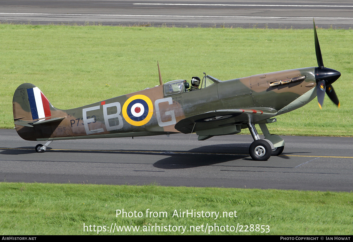 Aircraft Photo of P7350 | Supermarine 329 Spitfire Mk2A | UK - Air Force | AirHistory.net #228853