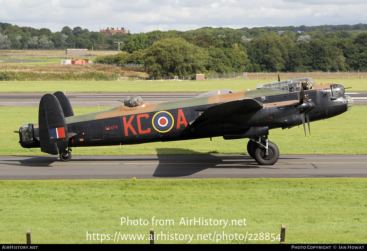 Aircraft Photo of PA474 | Avro 683 Lancaster B1 | UK - Air Force | AirHistory.net #228854