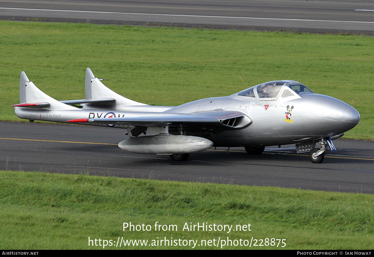 Aircraft Photo of LN-DHZ | De Havilland D.H. 115 Vampire T55 | Norway - Air Force | AirHistory.net #228875