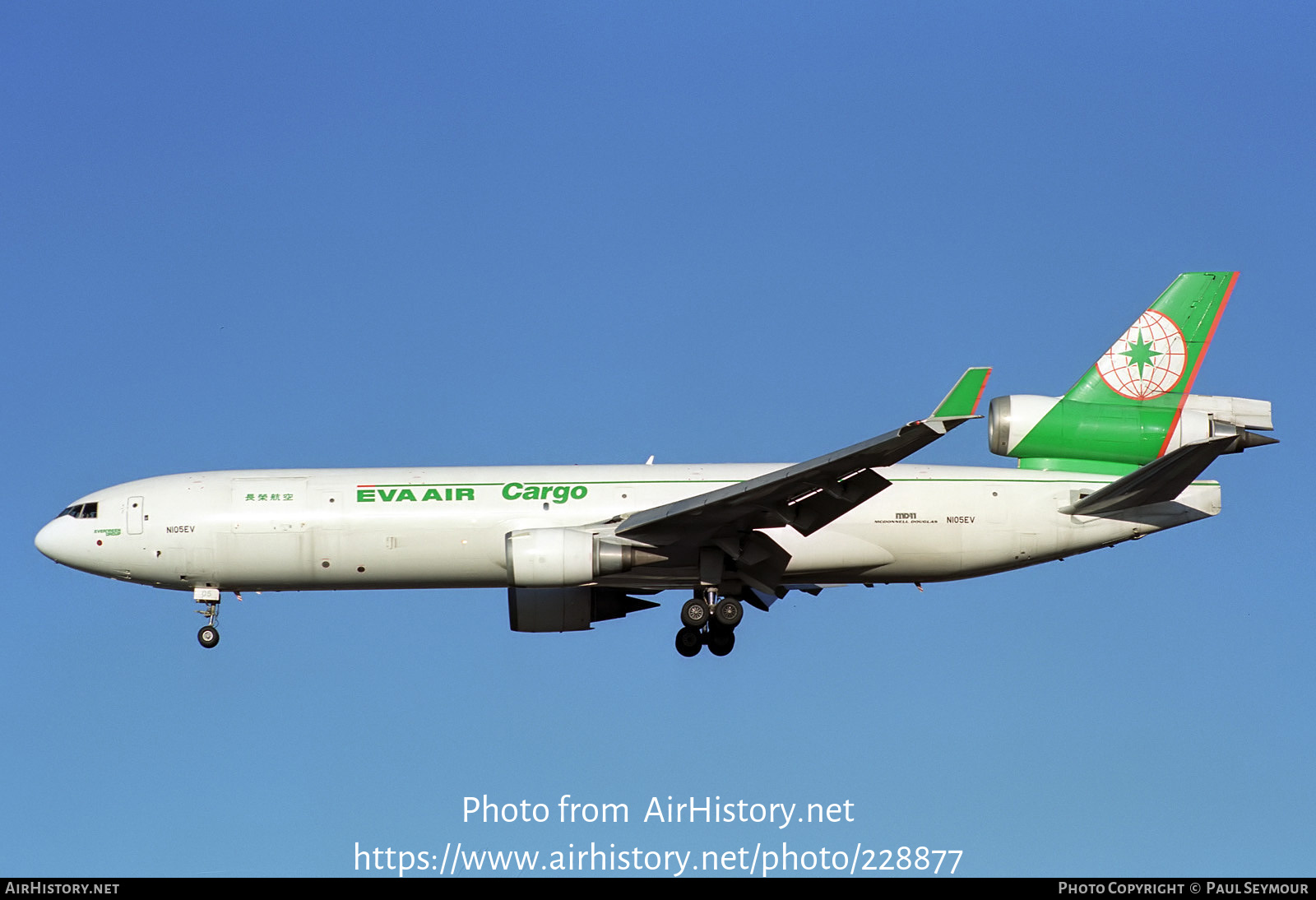 Aircraft Photo of N105EV | McDonnell Douglas MD-11F | EVA Air Cargo | AirHistory.net #228877