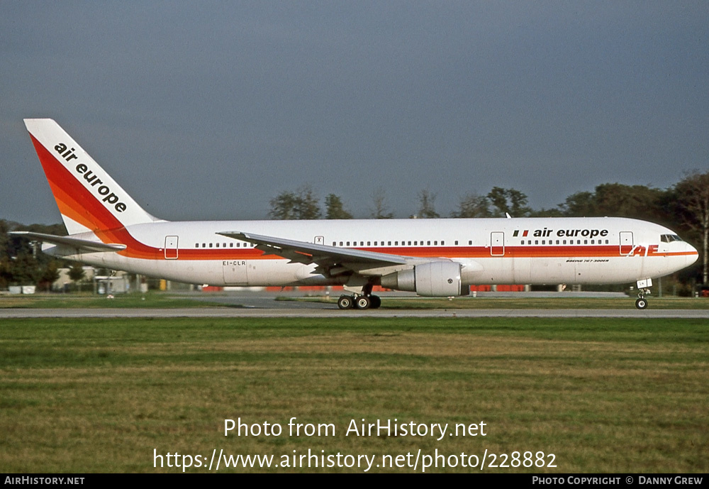 Aircraft Photo of EI-CLR | Boeing 767-3Y0/ER | Air Europe | AirHistory.net #228882