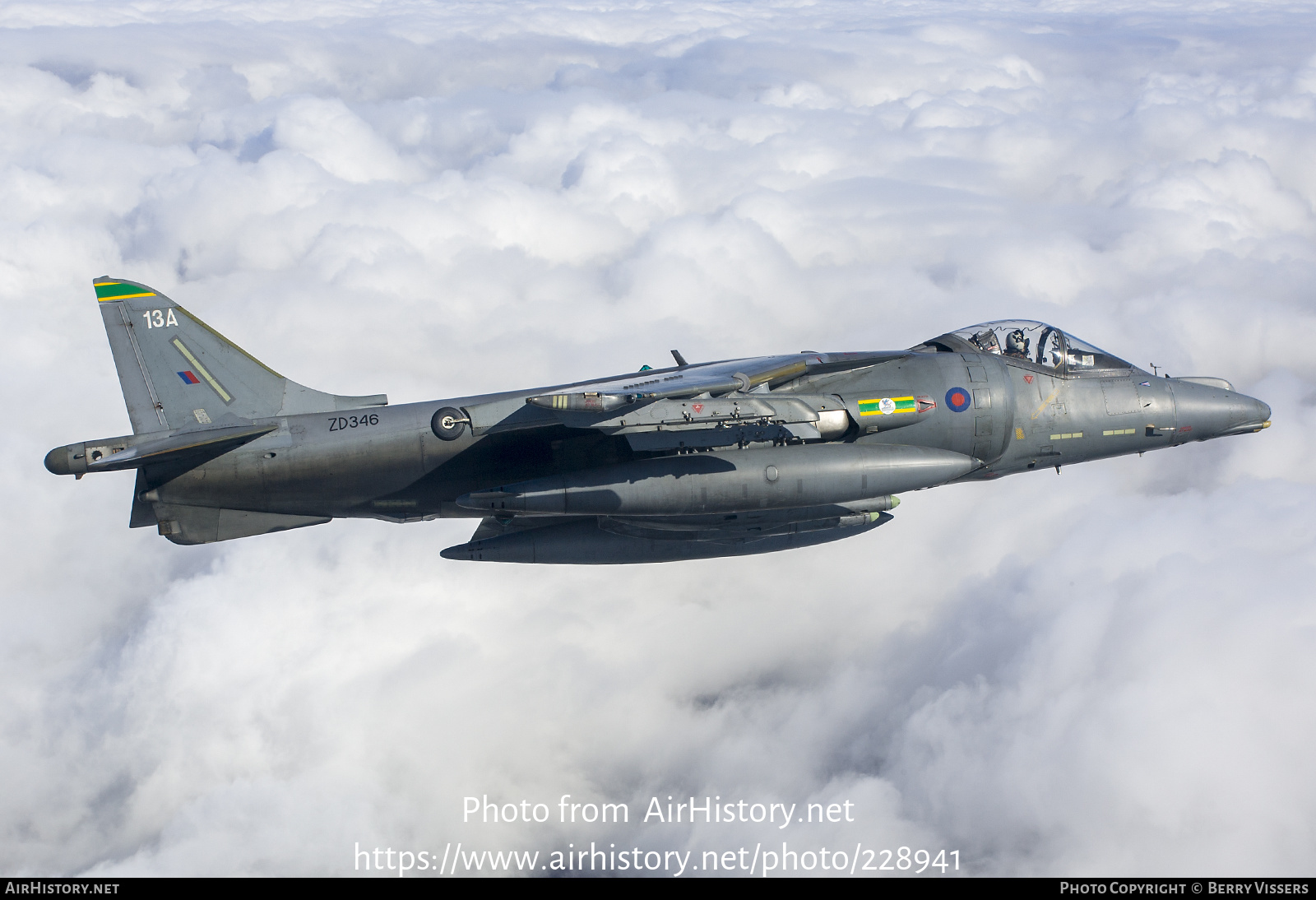 Aircraft Photo of ZD346 | British Aerospace Harrier GR7A | UK - Air Force | AirHistory.net #228941