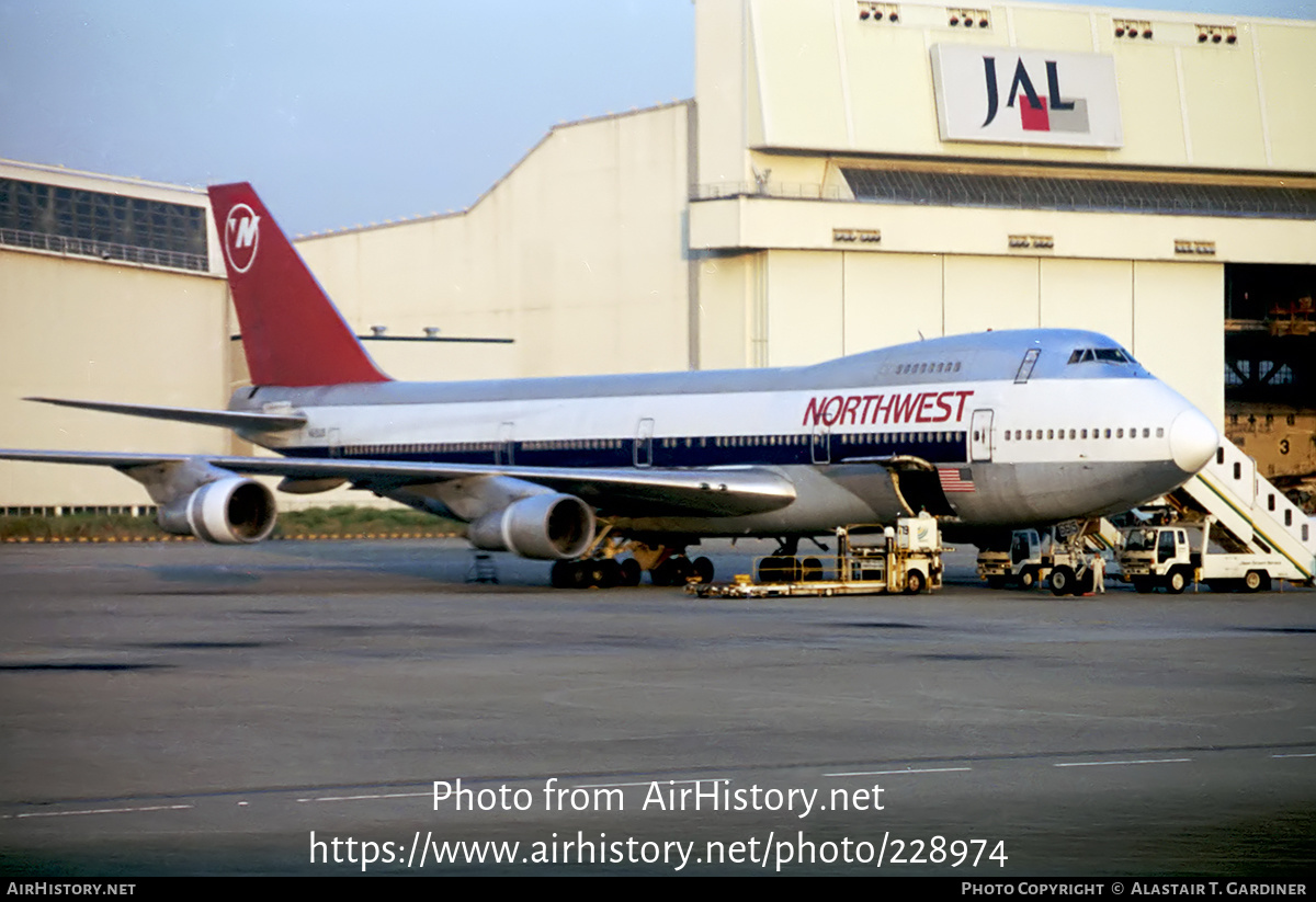 Aircraft Photo of N615US | Boeing 747-251B | Northwest Airlines | AirHistory.net #228974