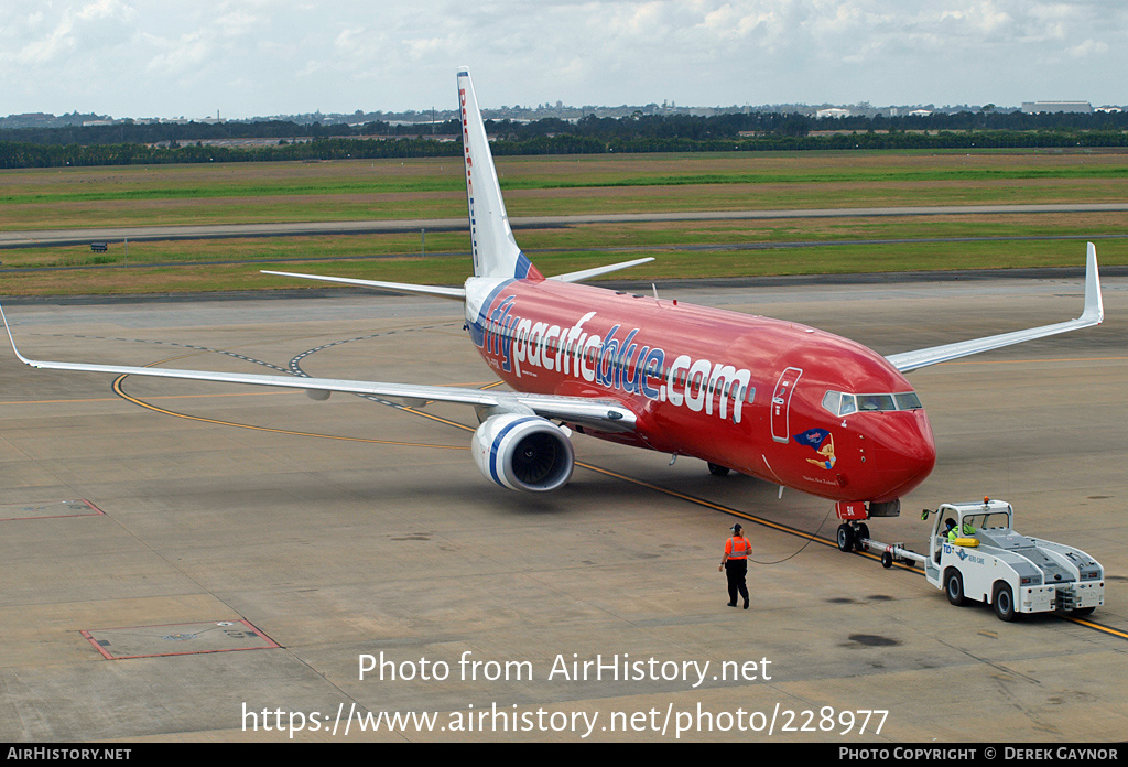 Aircraft Photo of ZK-PBK | Boeing 737-8FE | Pacific Blue Airlines | AirHistory.net #228977