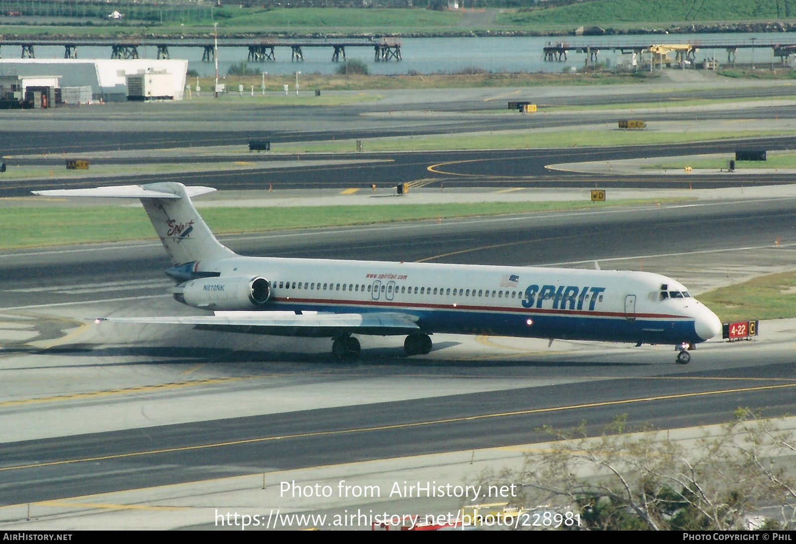 Aircraft Photo of N810NK | McDonnell Douglas MD-81 (DC-9-81) | Spirit Airlines | AirHistory.net #228981