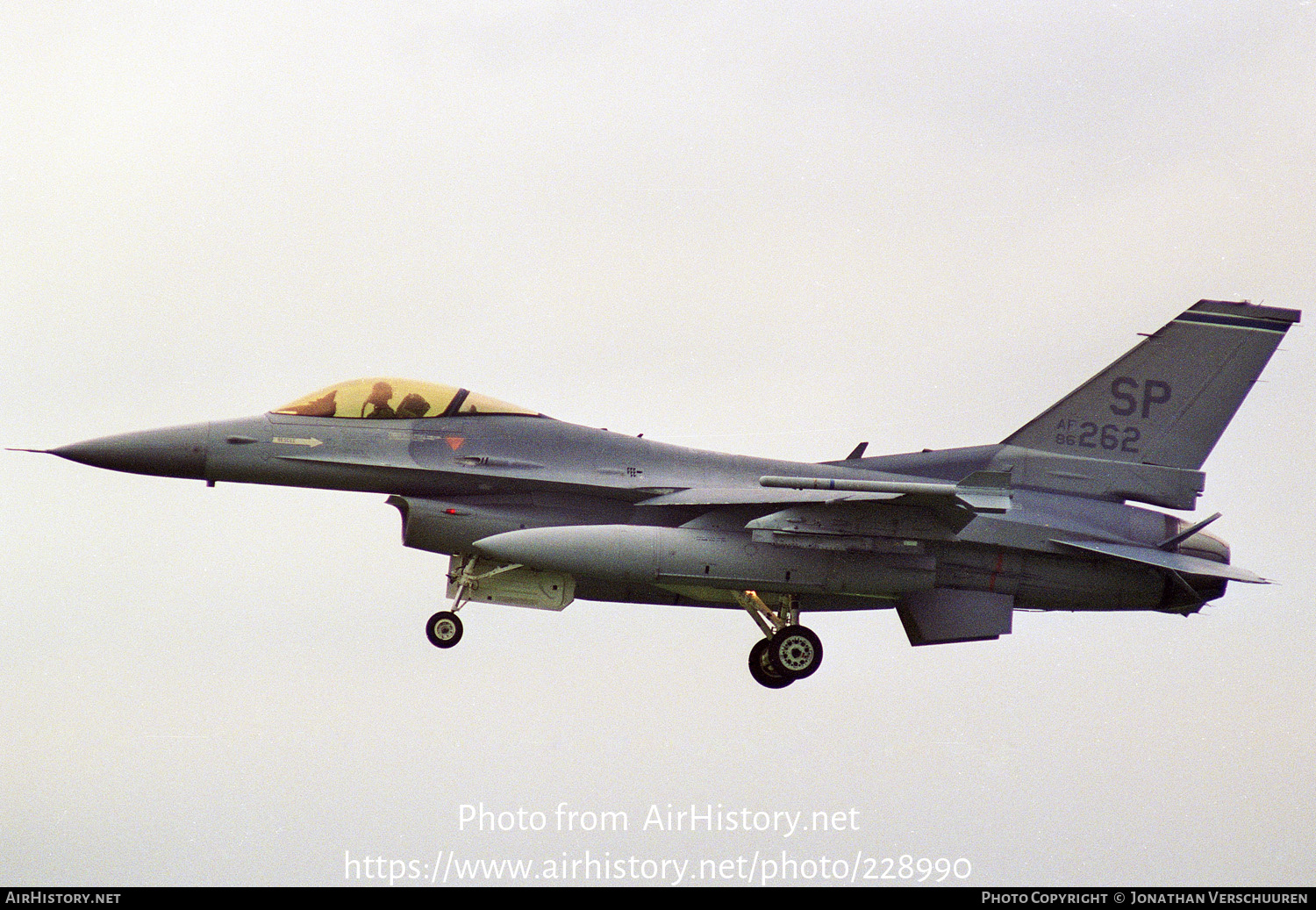 Aircraft Photo of 86-0262 / AF86-262 | General Dynamics F-16C Fighting Falcon | USA - Air Force | AirHistory.net #228990