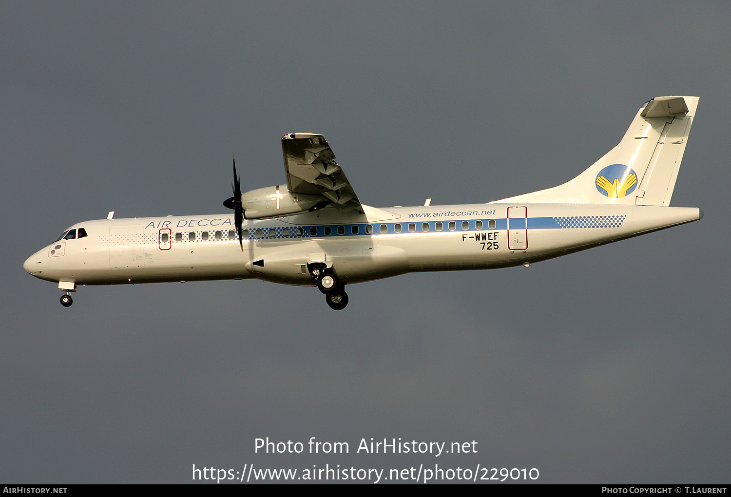 Aircraft Photo of F-WWEF | ATR ATR-72-500 (ATR-72-212A) | Air Deccan | AirHistory.net #229010