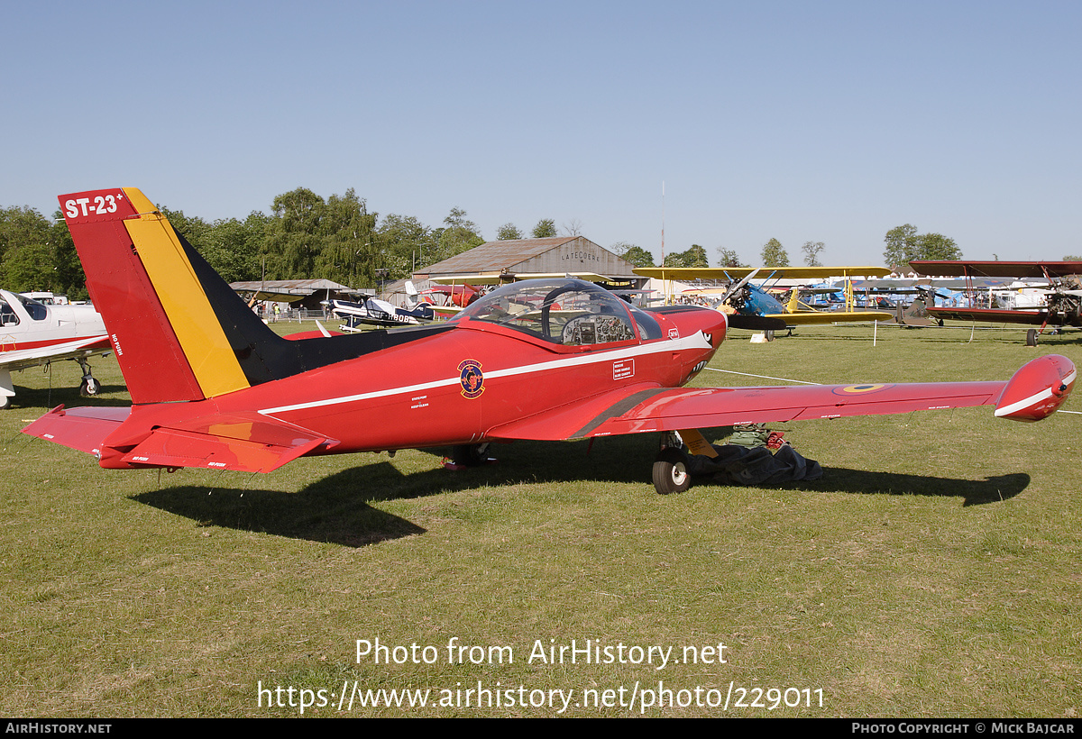 Aircraft Photo of ST-23 | SIAI-Marchetti SF-260M | Belgium - Air Force | AirHistory.net #229011