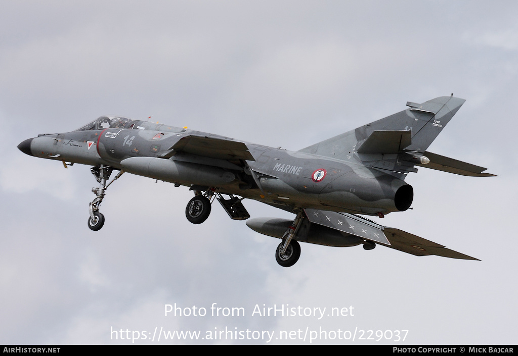 Aircraft Photo of 14 | Dassault Super Etendard Modernisé | France - Navy | AirHistory.net #229037