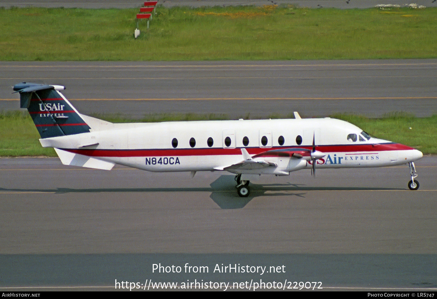 Aircraft Photo of N840CA | Beech 1900D | USAir Express | AirHistory.net #229072