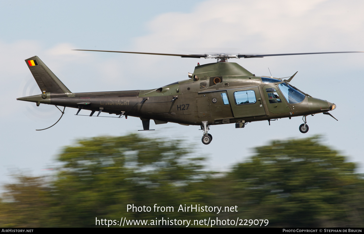 Aircraft Photo of H27 | Agusta A-109BA | Belgium - Air Force | AirHistory.net #229079