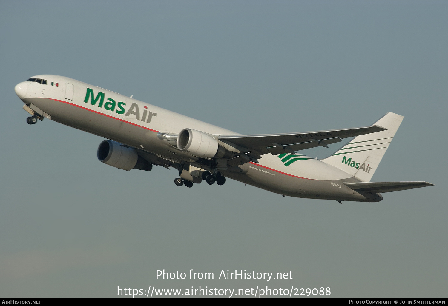 Aircraft Photo of N314LA | Boeing 767-316F/ER | MasAir | AirHistory.net #229088