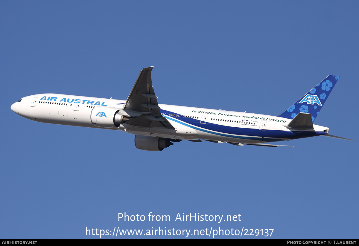 Aircraft Photo of F-ONOU | Boeing 777-3Q8/ER | Air Austral | AirHistory.net #229137