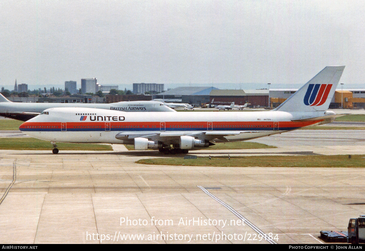 Aircraft Photo of N4732U | Boeing 747-122 | United Airlines | AirHistory.net #229184