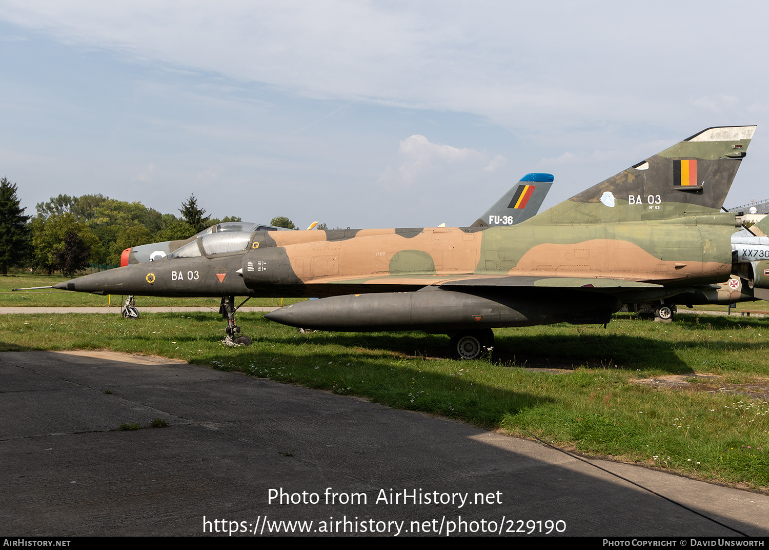 Aircraft Photo of BA03 | Dassault Mirage 5BA | Belgium - Air Force | AirHistory.net #229190