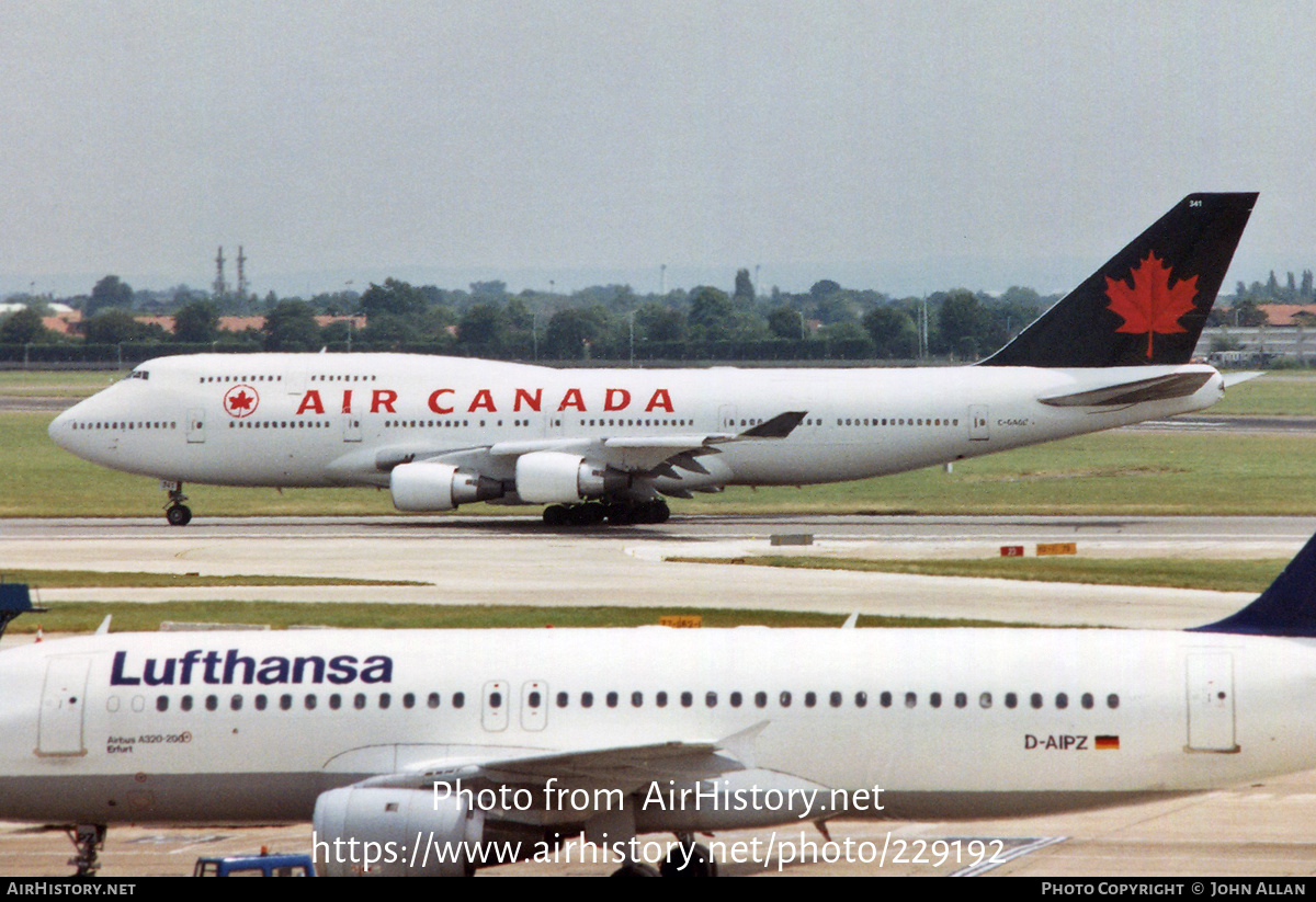 Aircraft Photo of C-GAGL | Boeing 747-433M | Air Canada | AirHistory.net #229192