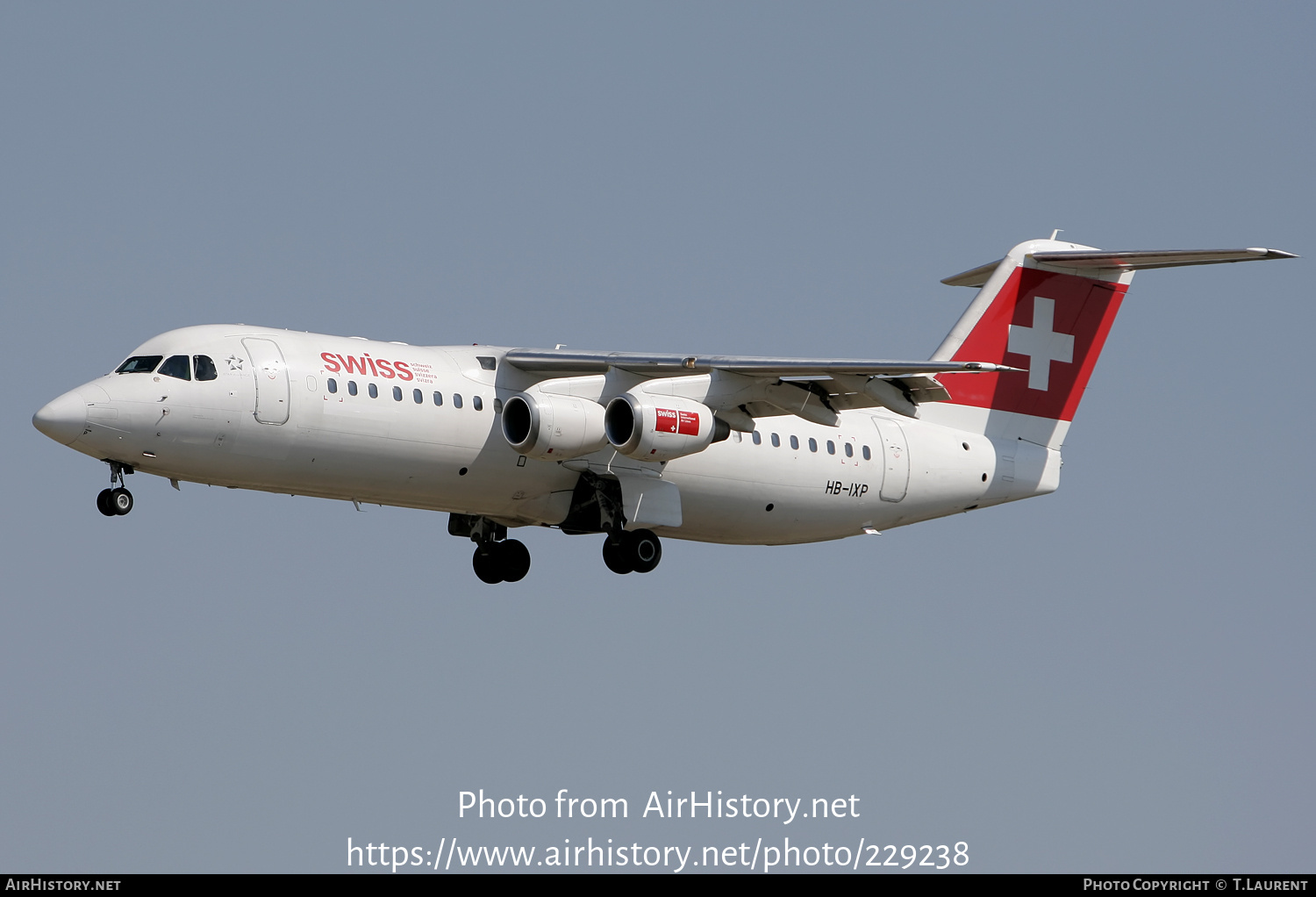 Aircraft Photo of HB-IXP | British Aerospace Avro 146-RJ100 | Swiss International Air Lines | AirHistory.net #229238