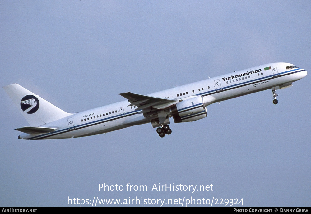 Aircraft Photo of EZ-A010 | Boeing 757-23A | Turkmenistan Airlines | AirHistory.net #229324