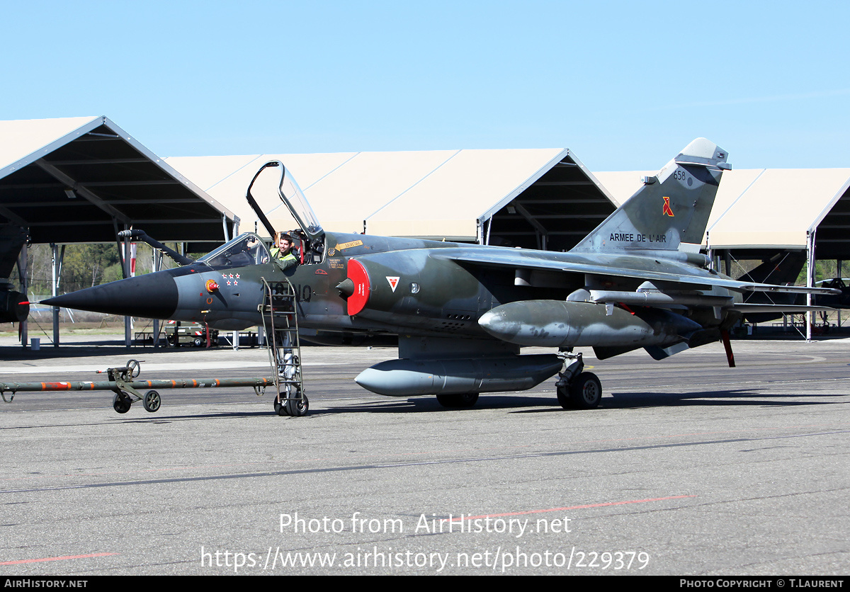 Aircraft Photo of 658 | Dassault Mirage F1CR | France - Air Force | AirHistory.net #229379