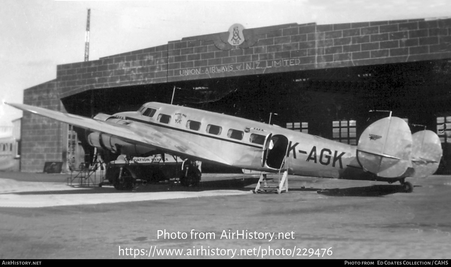 Aircraft Photo of ZK-AGK | Lockheed 10-A Electra | New Zealand National Airways Corporation - NAC | AirHistory.net #229476