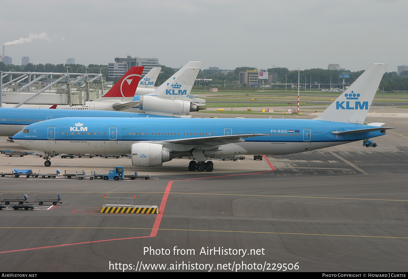 Aircraft Photo of PH-BQG | Boeing 777-206/ER | KLM - Royal Dutch Airlines | AirHistory.net #229506