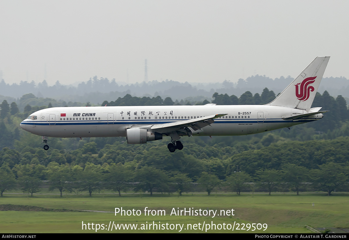 Aircraft Photo of B-2557 | Boeing 767-3J6 | Air China | AirHistory.net #229509