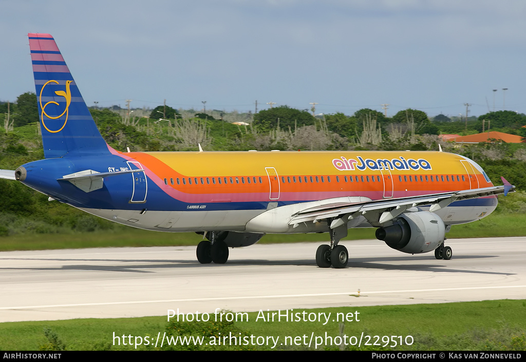 Aircraft Photo of 6Y-JMS | Airbus A321-211 | Air Jamaica | AirHistory.net #229510