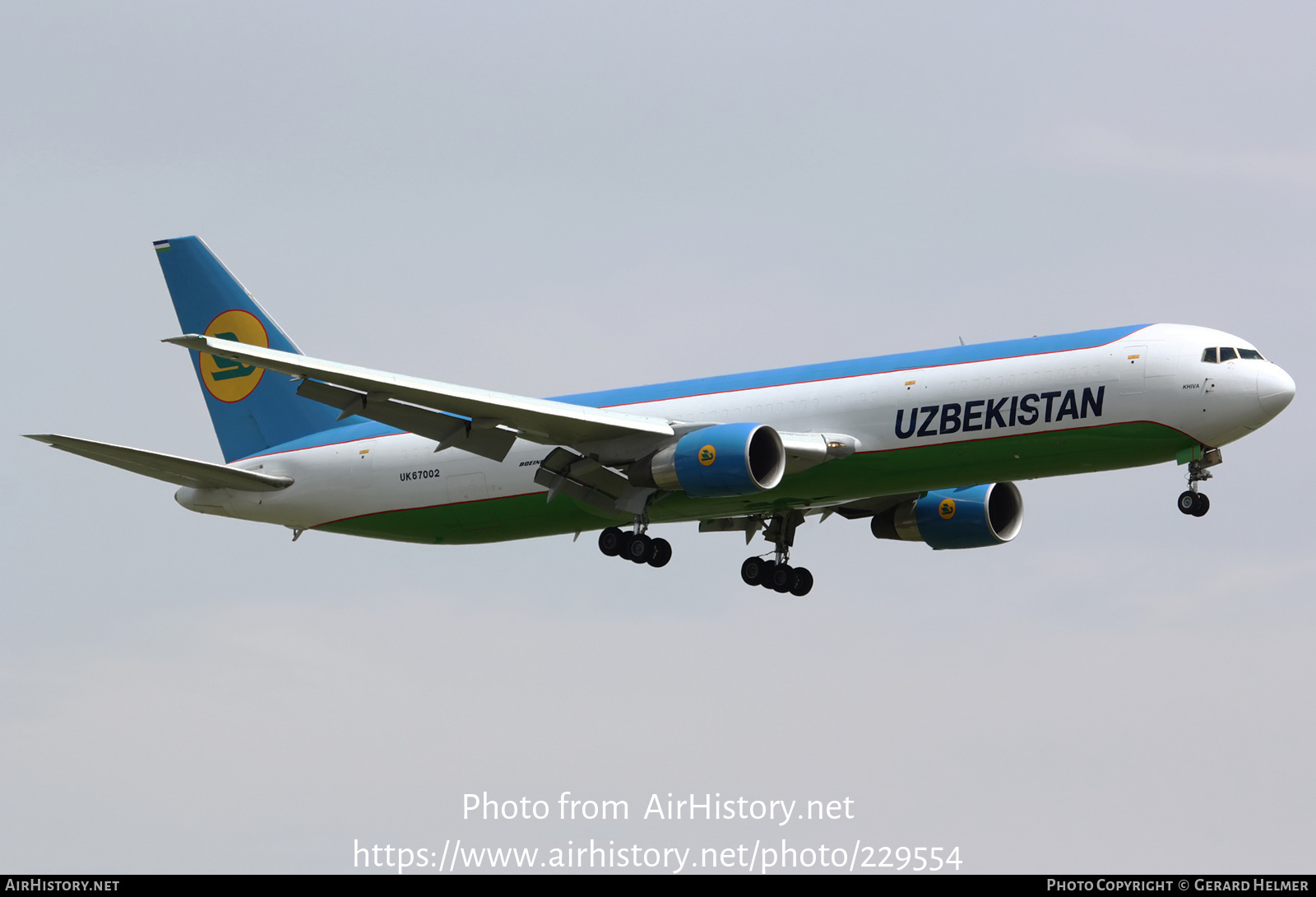 Aircraft Photo of UK67002 | Boeing 767-33P/ER(BCF) | Uzbekistan Airways | AirHistory.net #229554