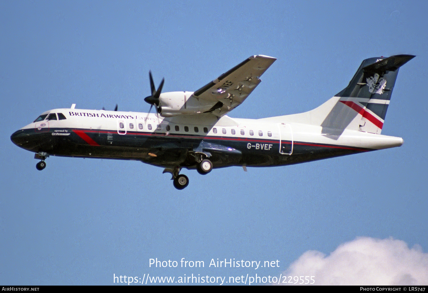 Aircraft Photo of G-BVEF | ATR ATR-42-300 | British Airways Express | AirHistory.net #229555