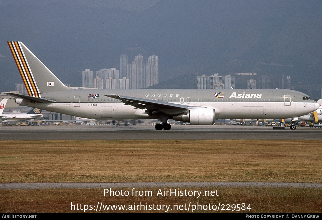 Aircraft Photo of HL7264 | Boeing 767-38E/ER | Asiana Airlines | AirHistory.net #229584