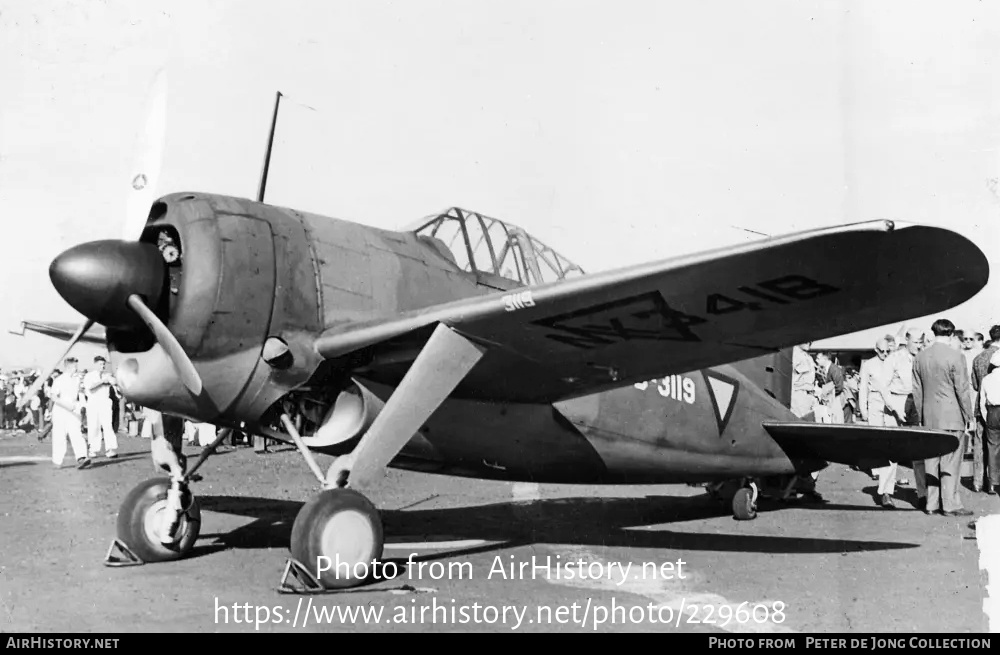 Aircraft Photo Of B-3119 | Brewster B-339D Buffalo | Netherlands East ...