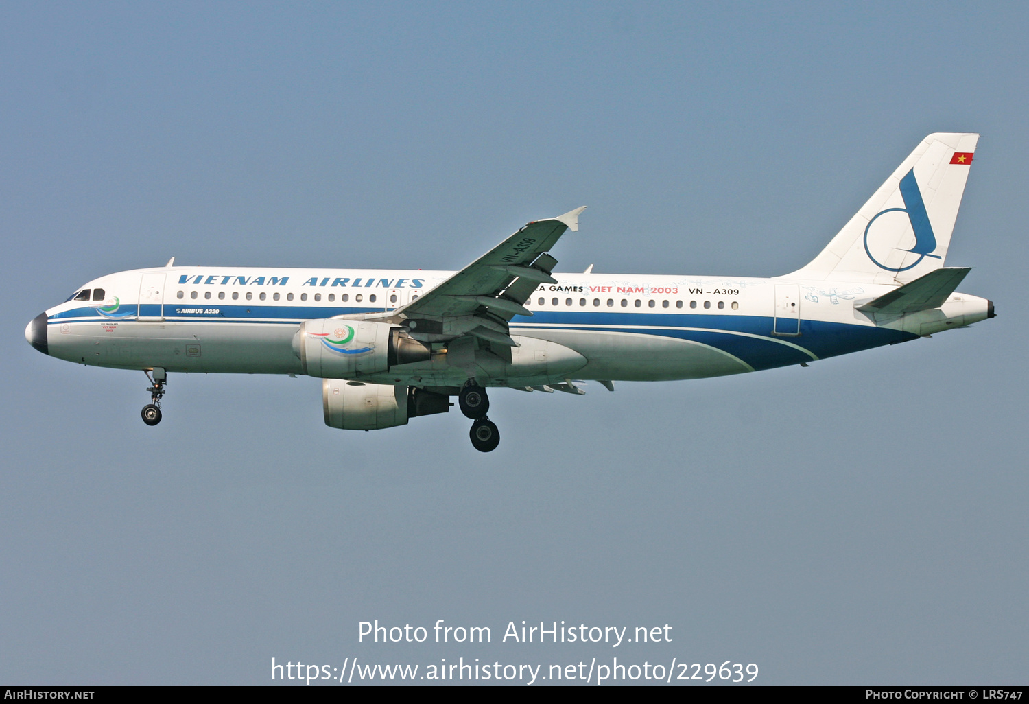 Aircraft Photo of VN-A309 | Airbus A320-214 | Vietnam Airlines | AirHistory.net #229639