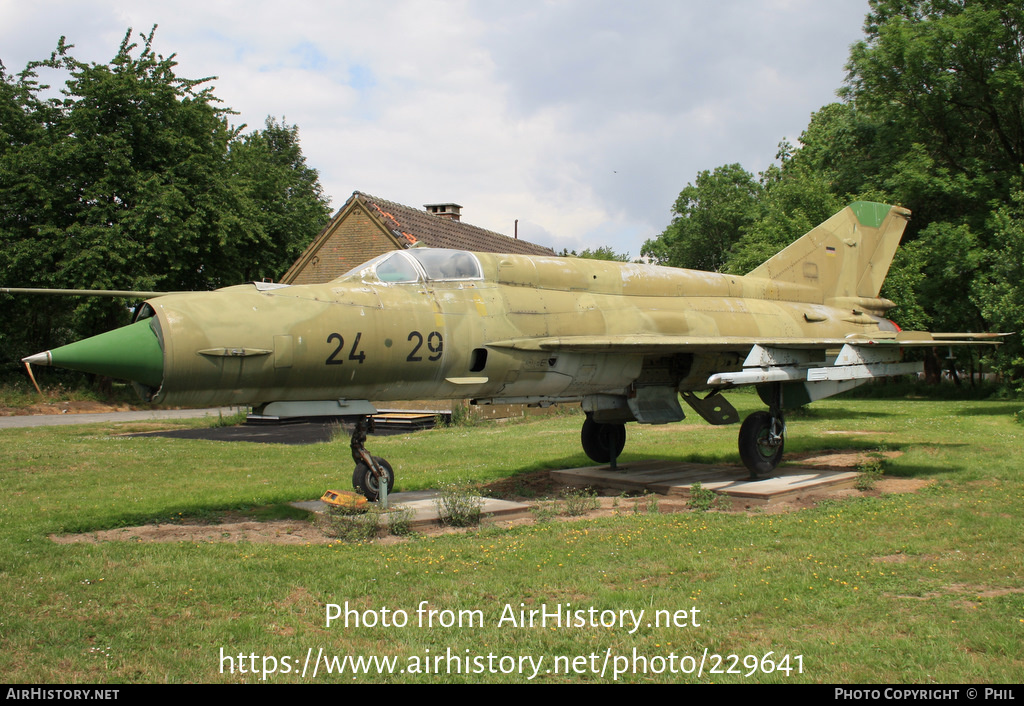 Aircraft Photo of 2429 | Mikoyan-Gurevich MiG-21bis | Germany - Air ...