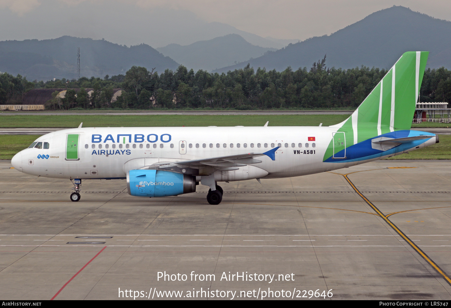 Aircraft Photo of VN-A581 | Airbus A319-132 | Bamboo Airways | AirHistory.net #229646