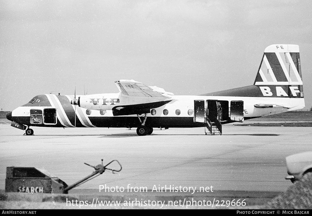 Aircraft Photo of G-BDFE | Handley Page HPR-7 Herald 206 | British Air Ferries - BAF | AirHistory.net #229666