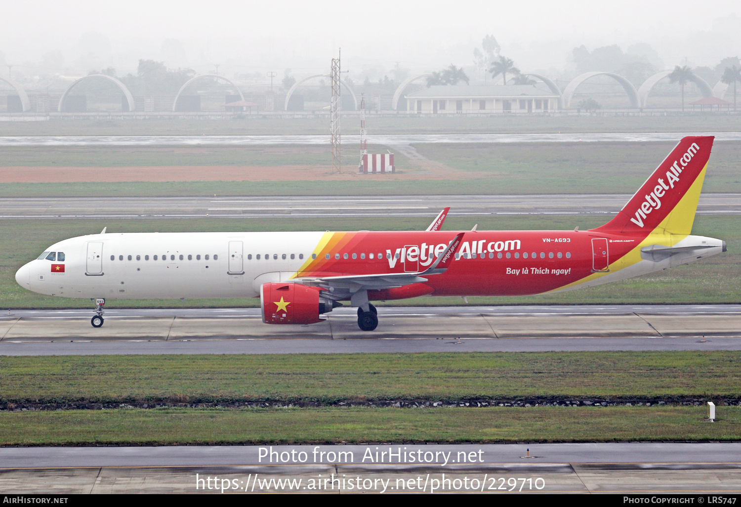 Aircraft Photo of VN-A693 | Airbus A321-271N | VietJet Air | AirHistory.net #229710