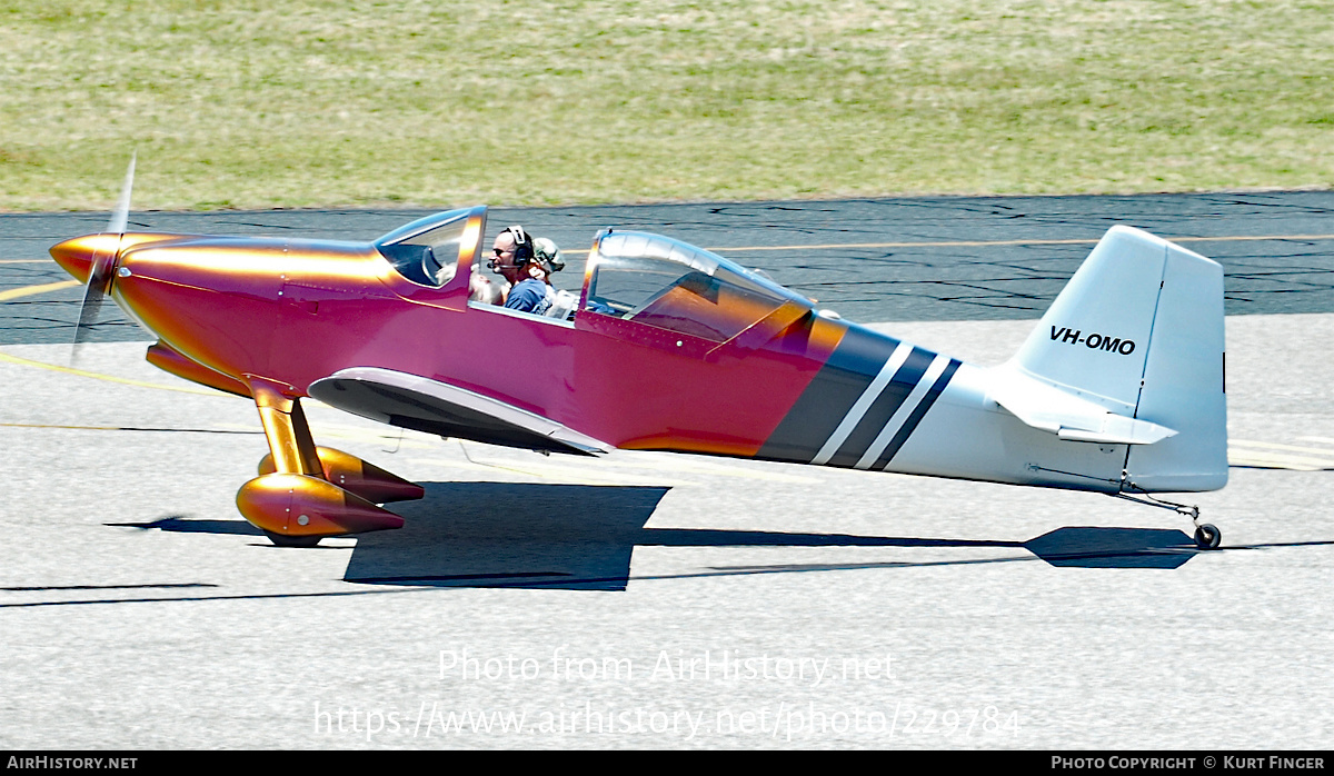 Aircraft Photo of VH-OMO | Van's RV-6 | AirHistory.net #229784