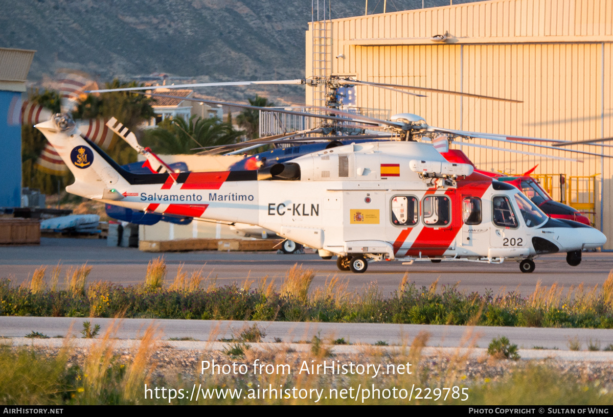 Aircraft Photo of EC-KLN | AgustaWestland AW-139 | Salvamento Marítimo | AirHistory.net #229785